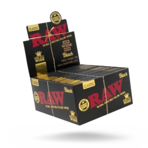 Raw King Size Wide Black